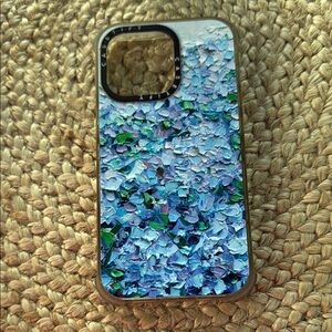 Casetify Nantucket Blooms Blue and Green Artistic Phone Case iPhone 13 Pro